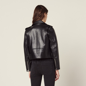 Vestes brillants pour femmes, en cuir de style personnalisé, à la mode avec doublure chaude, jupes en cuir - Product Image 6