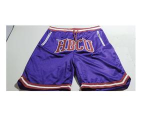 2024 unisexe personnalisé broderie rétro plaine Double maille basket-ball Shorts Streetwear Vintage Style hommes grande taille respirant - Product Image 4