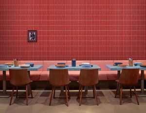 Azulejos de cerámica satinados y mate para pared, azulejos de la serie Marf de 75x2022mm, nuevo diseño para cafetería, escritorio frontal, 300 Foshan - Product Image 3