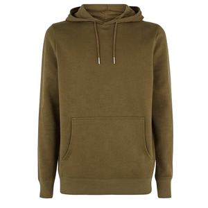 Sudaderas de Punto Bordadas Impermeables y Antiencogimiento de Buena Calidad, Color Caqui, con Bolsillo Delantero y Sin Etiquetas - Product Image 3