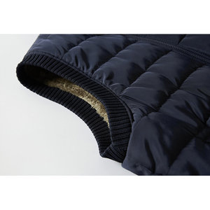 Precio de fábrica Hombres Ropa de calle de invierno Estilos urbanos Chaleco Tallas grandes Manga Menos Chaquetas acolchadas Sudaderas con capucha - Product Image 4