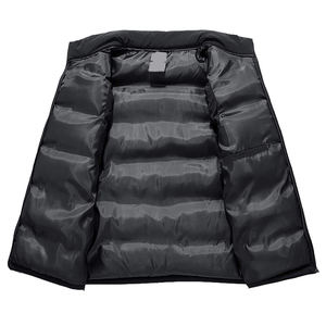 Haute qualité coupe-vent sans manches doudoune hiver professionnel meilleure qualité conceptions personnalisées toile tissu enduit traitement - Product Image 3