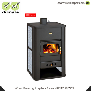 Estufa de chimenea de leña para Hotel, Villa, apartamento, diseño moderno, 570x530x930mm - Product Image 3