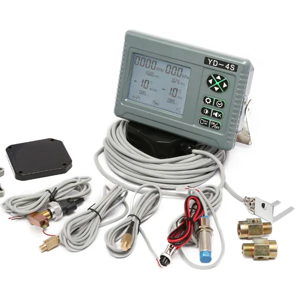 Yida SY-4S Marine Diesel Engine Monitor LCD 4 detection water/oil temperature pressure speed