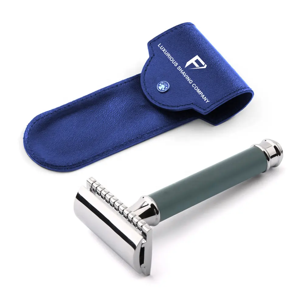 JIA-maquinilla de afeitar de seguridad para hombre, doble filo, máximo cabezal blanco, tarjeta de embalaje, característica de Color, origen eléctrico, tipo de género, desechable