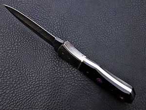 Couteau Bowie de Chasse en Acier Damas de Qualité Supérieure à la Main, Poignée Confortable, Couteau Skinner - Product Image 4