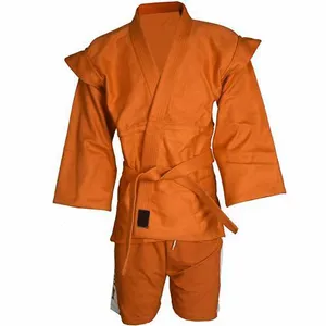 High quality sambo uniform 100%cotton with sambo belt