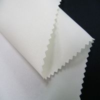 Tela Mikado de Sarga de Poliéster 100% Color Marfil LIM505 de Taiwán para Vestidos de Novia y Prendas de Niñas