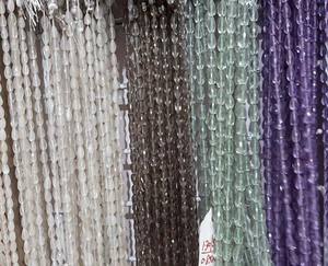 Perles rondes facettées en labradorite naturelle multicolores, avec certification IGI, pour la fabrication de bijoux - Product Image 2