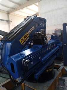 Hydraulic <b>marine</b> deck crane for ship with load monitoring system and remote control - Product Image 5