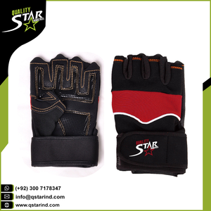 Guantes de levantamiento de pesas para entrenamiento, manoplas de culturismo, fitness, material de cuero de vaca, alta calidad, para gimnasio - Product Image 5