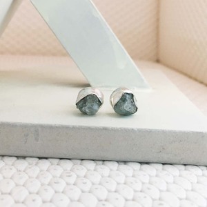 925 <b>Sterling</b> <b>Silver</b> Aquamarine Earrings Trendy Indian Fashion Women's <b>Studs</b> Wedding Jewelry for Anniversary Party Gift - Product Image 1