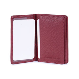 Gran oferta, tarjetero de cuero genuino Borgoña de calidad superior, estilo delgado, personalizado, para mujer, hecho en Turquía - Product Image 5