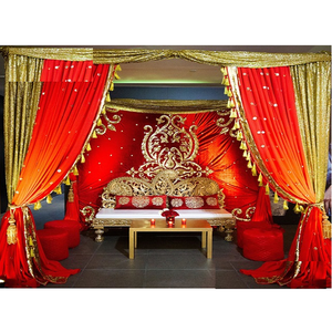ม่านฉากหลังสำหรับงานแต่ง,ม่านสำหรับเวทีงานแต่งงาน Mehndi ม่านฉากหลังเวที - Product Image 1