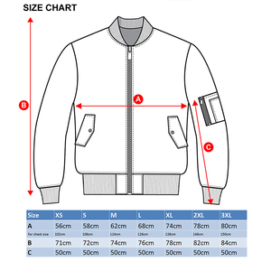 Customized <b>Pilot</b> Men's Slim Fit Waterproof Windproof Bomber <b>Jacket</b> with Nylon Shell Puff Printing & Zipper Closure-Winter Ready - Product Image 5