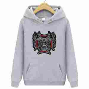 Jersey con capucha de gran tamaño para hombre personalizado 100% algodón Spandex bordado Transferencia de Calor pantalla de seda Chenille parche Logo - Product Image 4