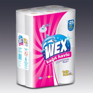 Kitchen <strong>Paper</strong> 2 Ply Virgin Wood Pulp Gsm <strong>Paper</strong> Towel 6 Rolls - Product Image 2