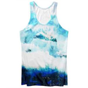 <b>Black</b> 3d Unisex Cheap tank Top | Unisex Custom <b>Vest</b> Sublimation tank Top - Product Image 3