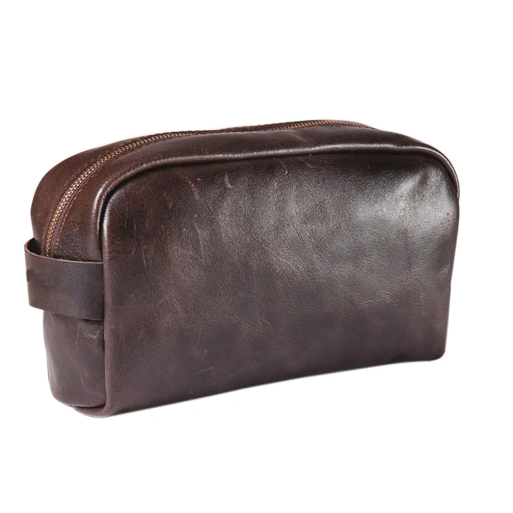2020 Supplier New Design Waterproof Leather Toiletry Bag Madhav International Casual Travel For Men and women unisex