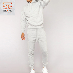 Wholesale Custom Logo Sportswear High Quality Design Your Own Plain Gym Fleece Cotton <b>Polyester</b> <b>Tracksuits</b> For Men - Product Image 2