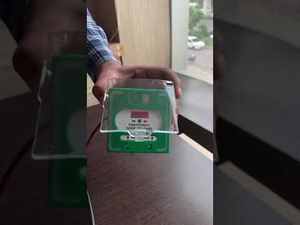 Punto de llamada Manual iluminado con LED y zumbador, punto de llamada con sirena de alarma y intermitente reiniciable EDR - Product Image 2