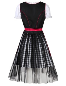 Hợp thời trang tùy chỉnh oktoberfest dirndl ăn mặc cho phụ nữ đẹp <span class=keywords><strong>NET</strong></span> và bông trang trí với ren - Product Image 4