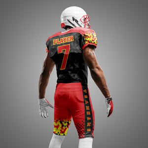 Los mejores uniformes de fútbol americano OEM 2025, aparejos para jóvenes, calidad de sarga, peso ligero sublimado, Material de poliéster de gran venta - Product Image 3