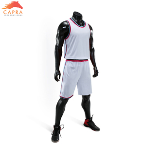 Ensembles d'uniformes de basketball personnalisés 100 % polyester, grandes tailles, respirants, antibactériens, séchage rapide, sans manches, unisexe, adulte - Product Image 2