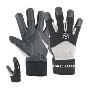 Guantes de Seguridad Mecánicos KOKAL de Cuero PU con Agarre Flexible para Uso en Talleres y Garajes (Personalizables) - Product Image 6