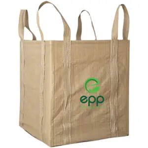 EPP VN 1000kg ton PP bulk cubic meter FIBC bags per legno cemento fagioli riso raccolto personalizzabile agricoltura costruzione jumbo bag