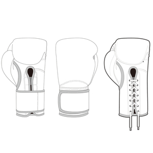 ถุงมือชกมวยหนัง PU ปรับแต่งสีและโลโก้ได้ สายรัดแบบห่วงสวมใส่สบาย-SKT-BG-031 - Product Image 2