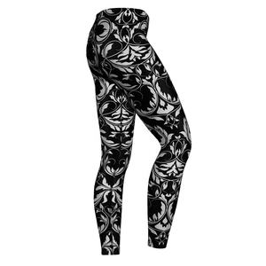 Mallas de cintura alta con cordón personalizado para mujer, ropa de Yoga para Fitness, logotipo personalizado, estampado de transferencia de calor, transpirable - Product Image 3