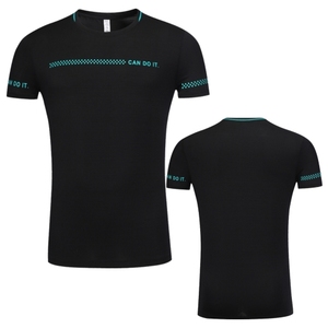 T-shirts élégants pour hommes Tops unis à manches courtes et à manches longues de haute qualité en polyester/coton - Product Image 6