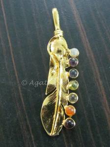 Feuille Pendentifs Chakra - Product Image 2