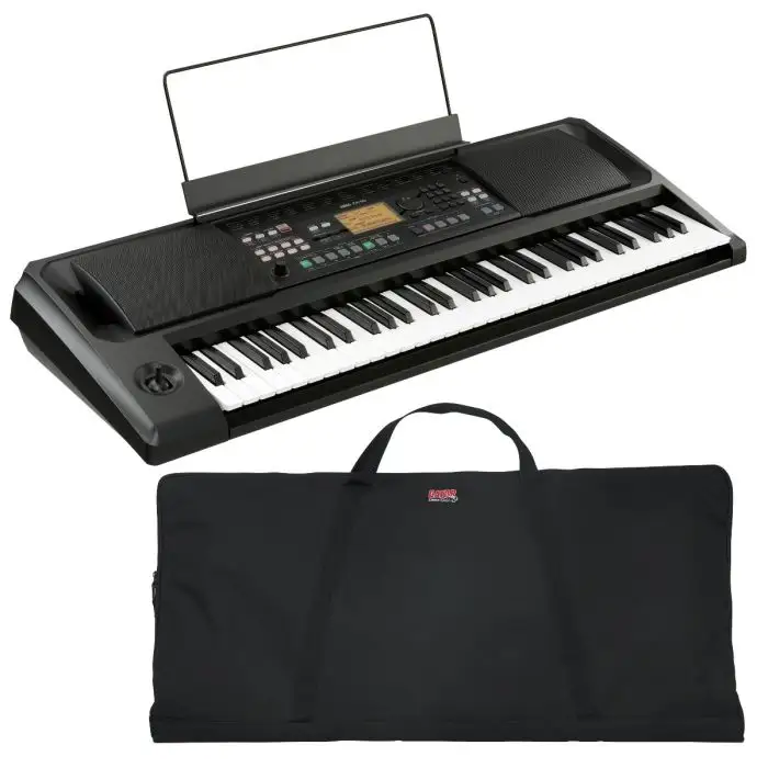 Keyboard Organ Elektronik MK-812 61 Tombol Lampu Piano