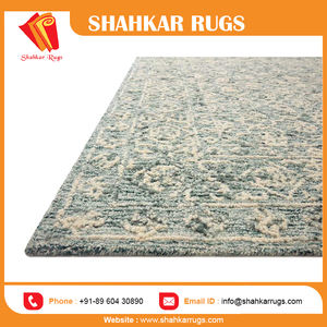 Tapis Shahkar, best-sellers, design moderne CEC 01 Ocean Ivory, luxueux, moelleux, tuftés à la main, adaptés aux animaux domestiques, antidérapants, 100% laine. - Product Image 5