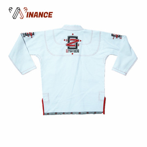 Shoyoroll gi bjj gi personnalisé brésilien jiu jitsu gi coutures contrastantes 100% coton léger 450 gsm perle tissage bjj - Product Image 4