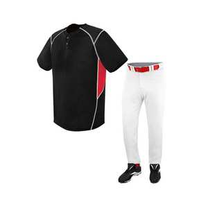 Diseño personalizado hombres adultos en blanco conjuntos de uniformes de béisbol al por mayor ropa deportiva de secado rápido camisetas antibacterianas - Product Image 5
