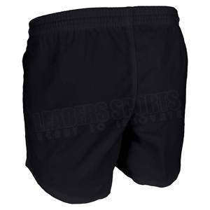 Shorts décontractés en coton pour hommes, anti-plis, taille élastique, couleur unie, service OEM, maille personnalisée - Product Image 3