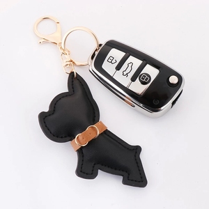 <span class=keywords><strong>Porte</strong></span>-clé peluche, <span class=keywords><strong>porte</strong></span>-clé en forme de peluche bull-Dog, divers coloris, en faux cuir - Product Image 3