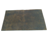 Organisateur de cartes marron vintage en cuir véritable personnalisé Porte-passeport en cuir fait à la main avec de nombreux porte-cartes
