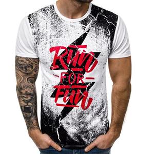 T-Shirt Homme Personnalisable à Manches Courtes Imprimé Néon 100% Jersey de Coton Orienté vers l'Exportation du Bangladesh - Product Image 5