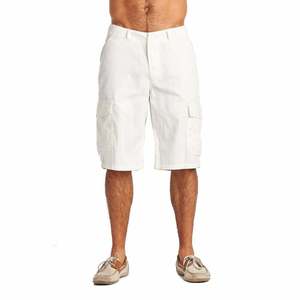 Short Cargo kaki en coton pour hommes, poches multiples pour les loisirs, coupe ample pour tous les usages, short d'été pour hommes, short respirant - Product Image 4
