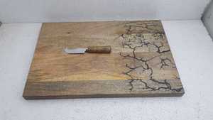 Produit de bonne qualité Planche à découper Prix compétitif Forme rectangulaire Planche à pain en bois d'acacia Utilisation sur table - Product Image 2