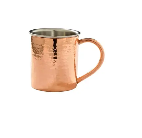 Caneca de cobre tipo balde, utensílio para jardim e utensílios de mesa com alça e cerveja