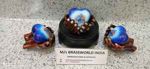 Fournitures d'enterrement, en forme de cœur, en ALUMINIUM, pour crémation de papillons - Product Image 2