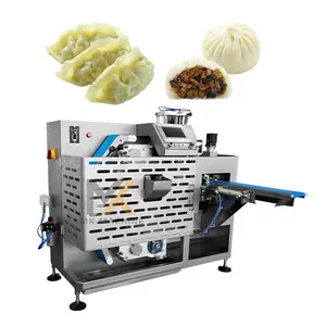 China supplier fully automatic electric meat pie momo steamed pork dumpling making machine