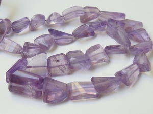 Nouveauté 100% naturel rose améthyste à facettes pépites Tumble 8 pouces de long perles de pierre en vrac 15To10MM environ prix de gros - Product Image 2