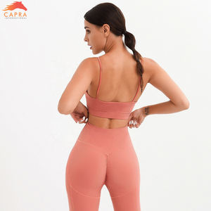 2025 nouvelle arrivée en gros mode cravate teinture Sport soutien-gorge et Legging athlétique Yoga ensemble femmes actif de haute qualité Logo personnalisé porter ensemble - Product Image 4