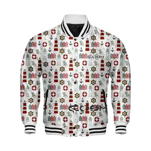 Original Out Source High Quality Custom Printing Sublimation Satin Baseball Jacket Vendors And Suppliers